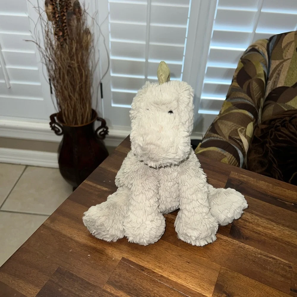 Jellycat‎ Fuddlewuddle Dino Plush Dinosaur Medium Green 9” Inches Retired